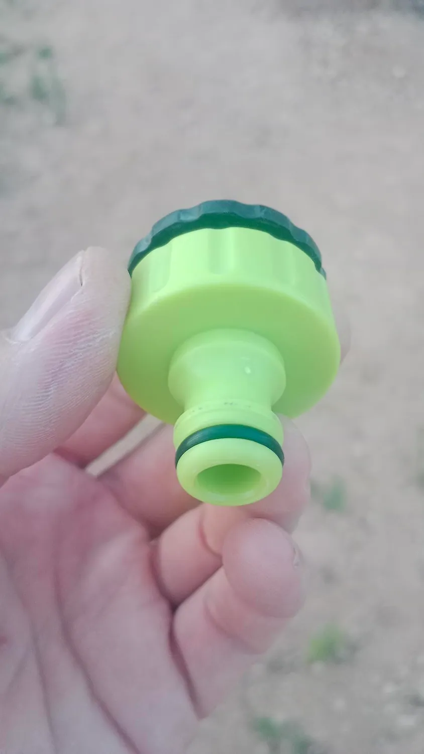 Amig Adattatore rubinetto 3/4"-1" ABS verde pistacchio