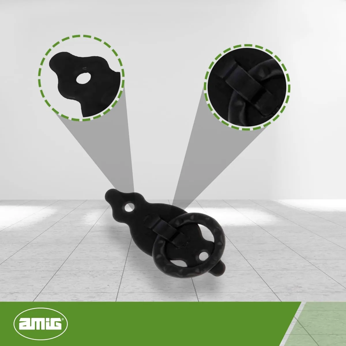 Amig 1001 maniglia per mobili verticale nera