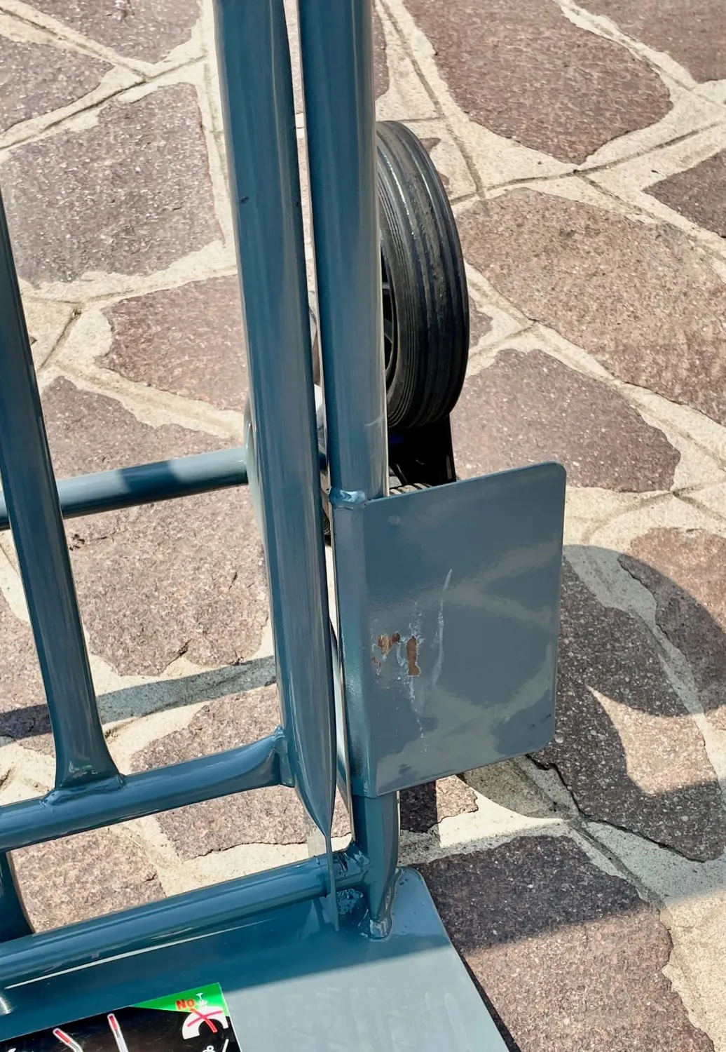 Ribimex Carrello 6 ruote 250 kg pedana pieghevole