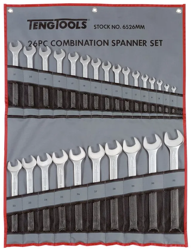 TengTools Set Chiavi Combinate 6-32mm 26 Pezzi