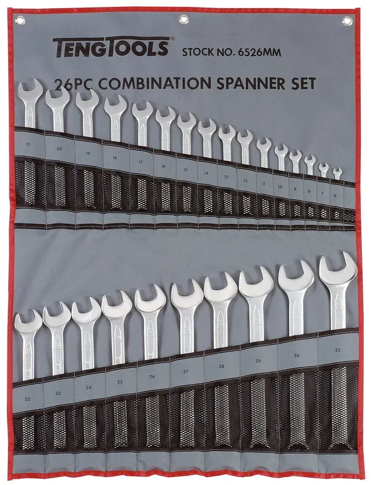 TengTools Set Chiavi Combinate 6-32mm 26 Pezzi