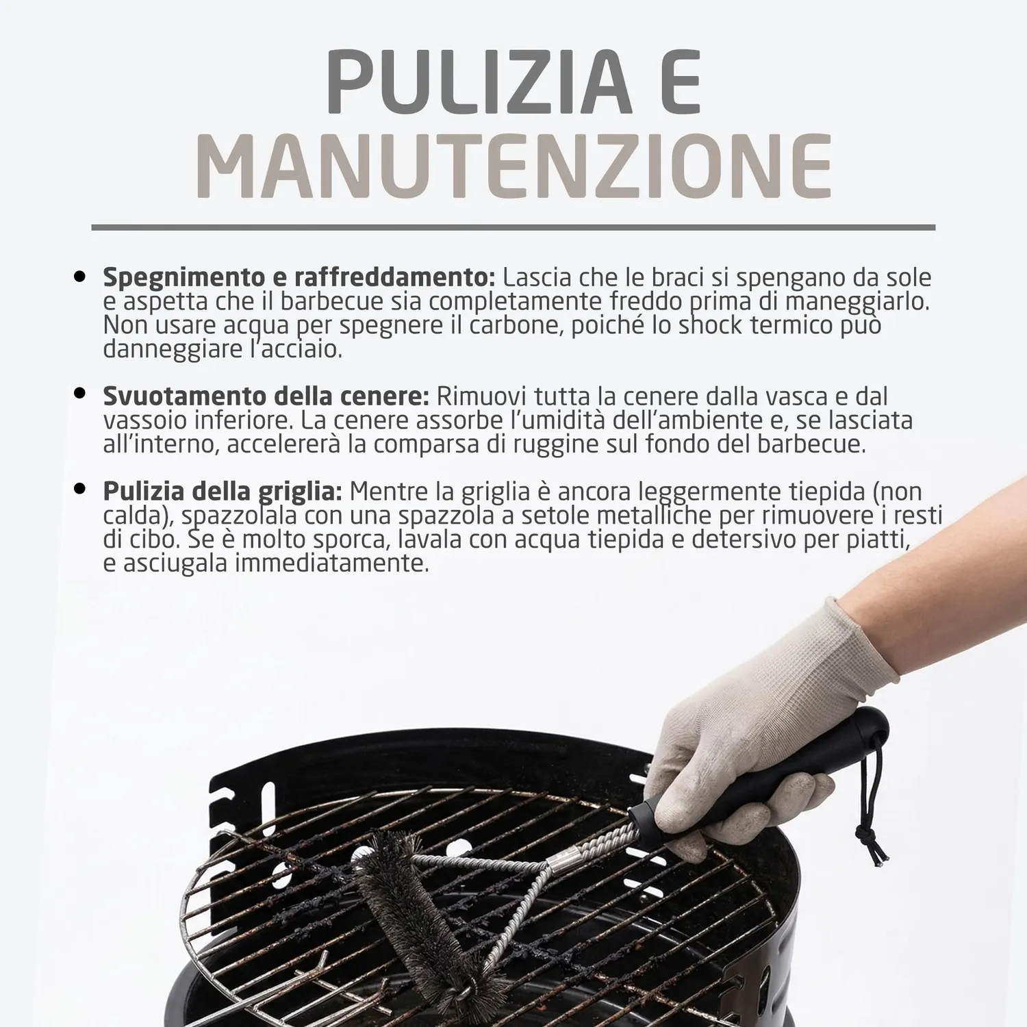 Amig Azkar barbecue a carbone nero 33x35x56 cm