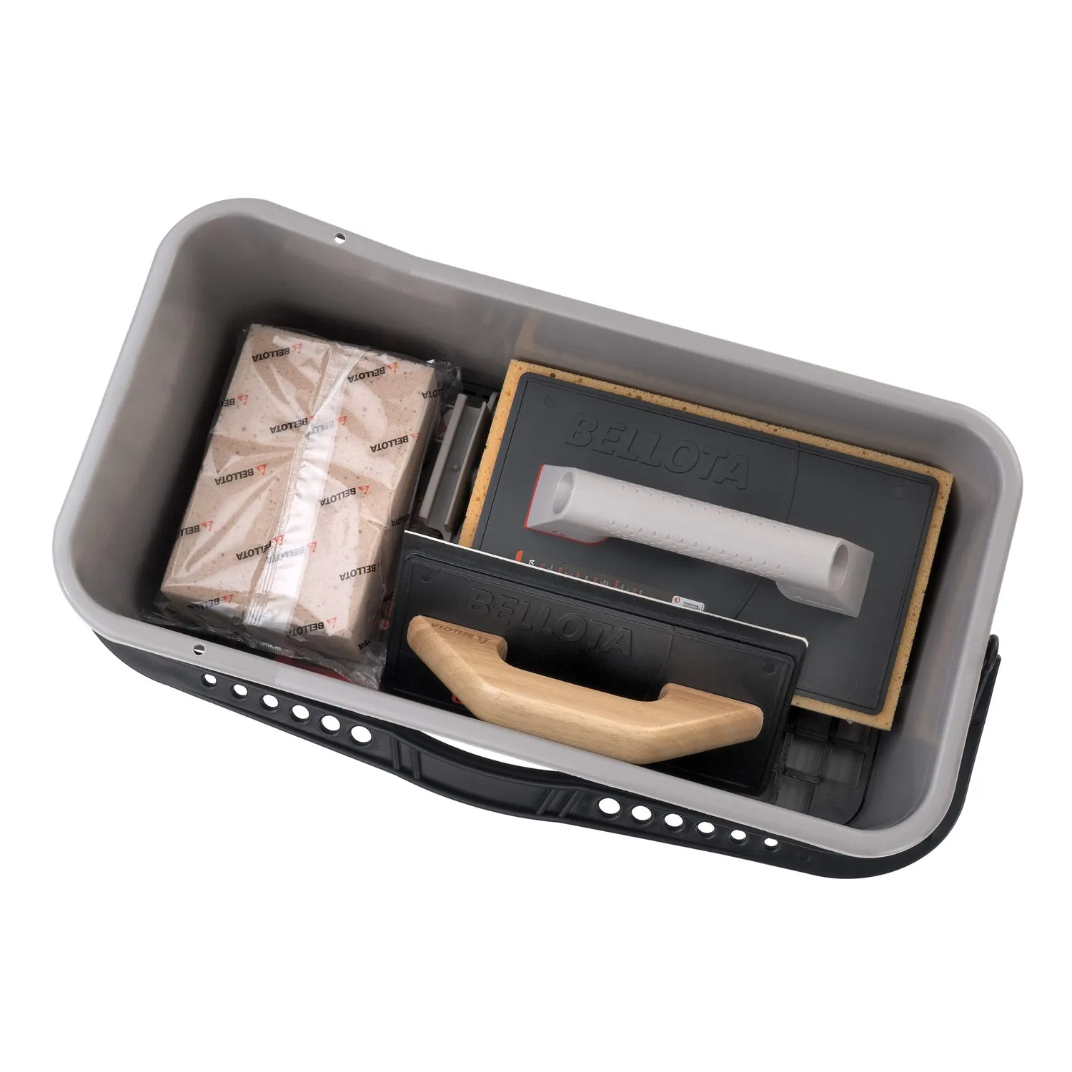 Bellota 58003-KIT secchio piastrellista con ruote e spugne