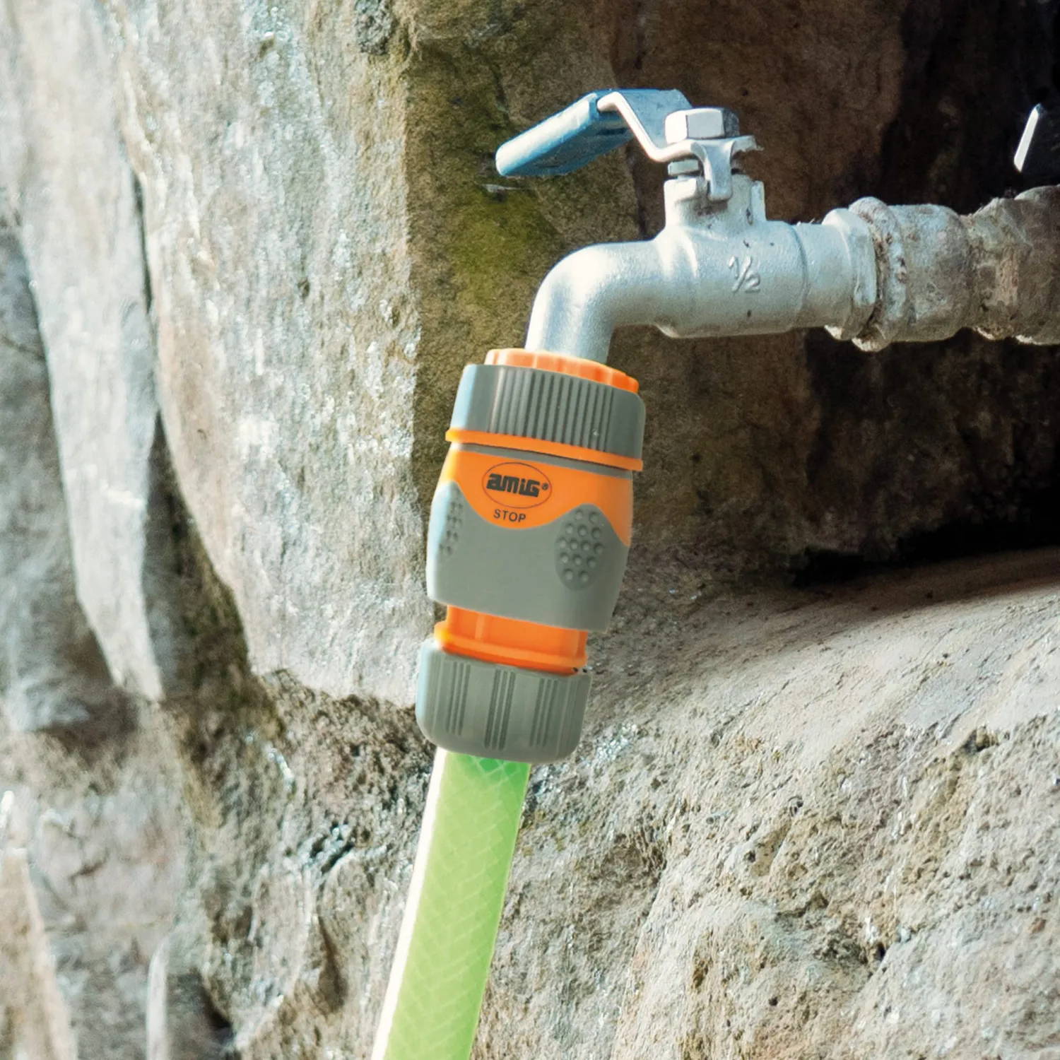 Amig Adattatore Rubinetto 1/2"-3/4" Raccordo Tubo Antigelo