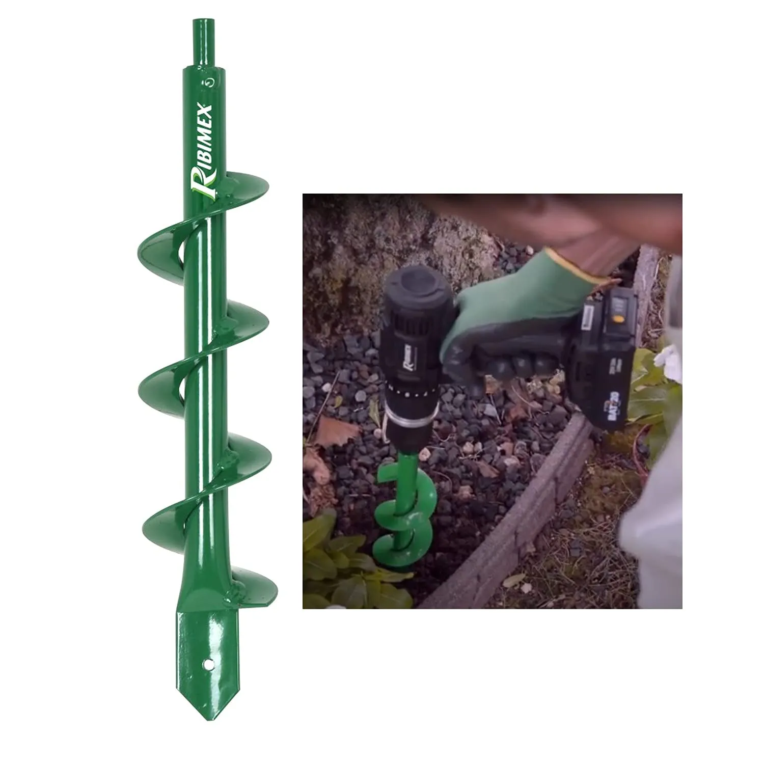 Ribimex PRTARPER060 trivella per trapano 60 mm attacco 8 mm