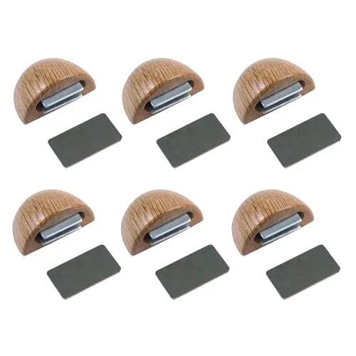 Amig fermaporta magnetico rovere 48x25 mm 6 pezzi