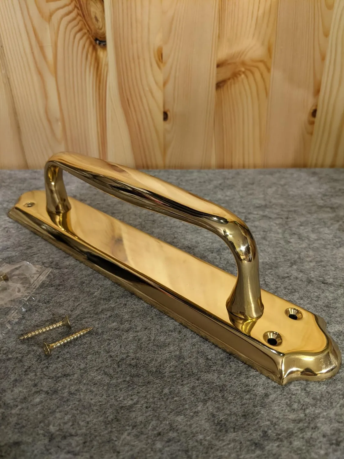 Amig Mod.13 maniglione ottone oro lucido 245x45 mm
