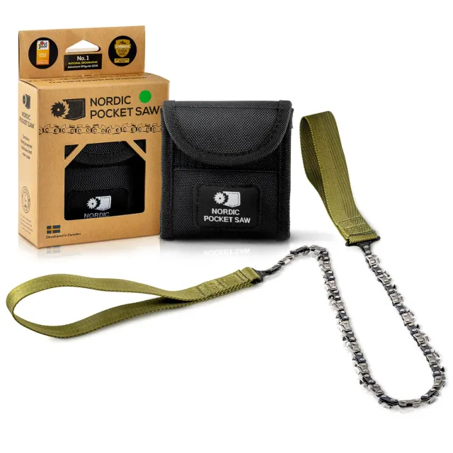 Nordic Pocket Saw Originale sega a catena 65 cm verde