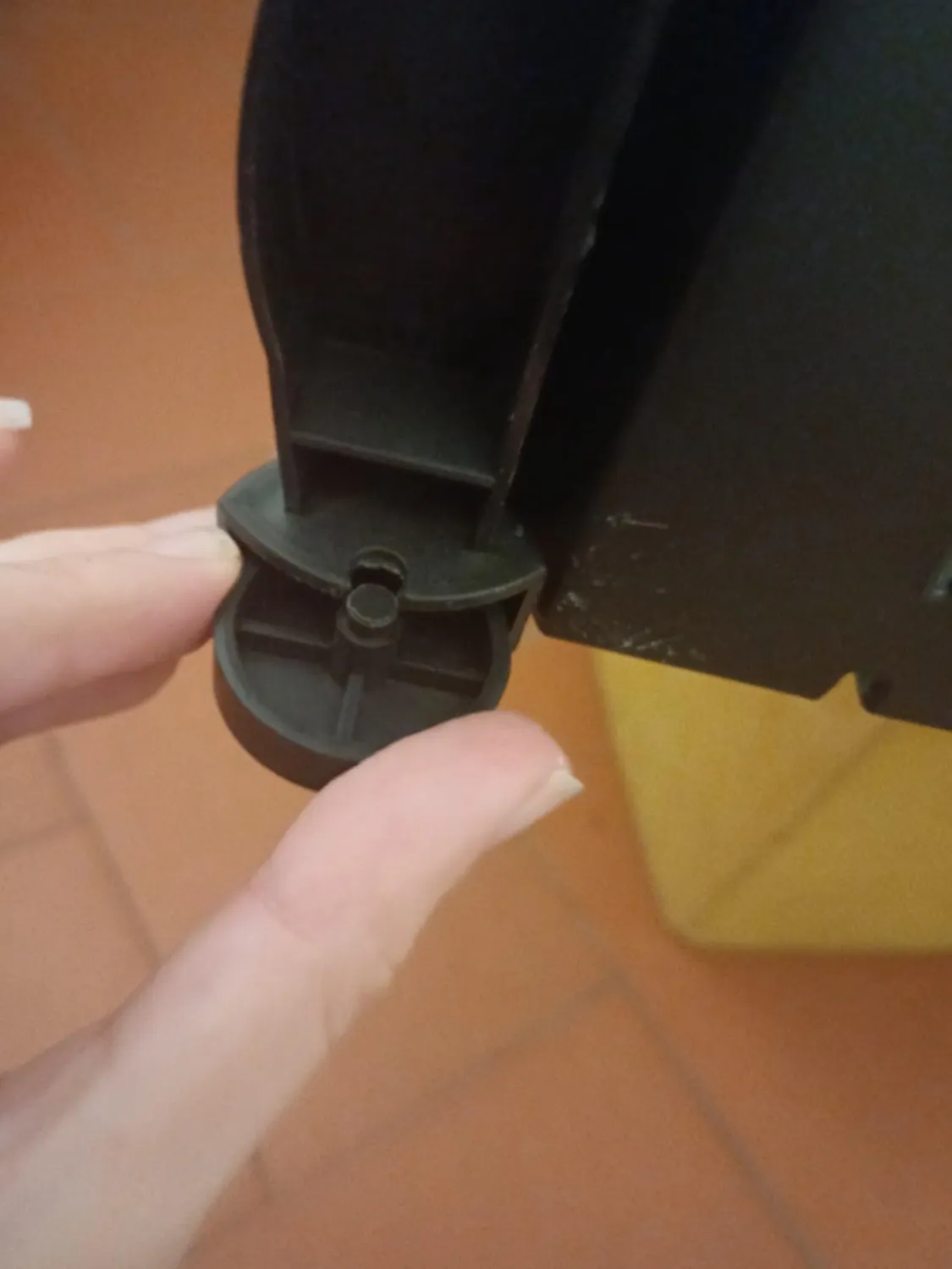 Amig Böken Carrello Stretto 3 Ripiani Nero 54x12x78 cm