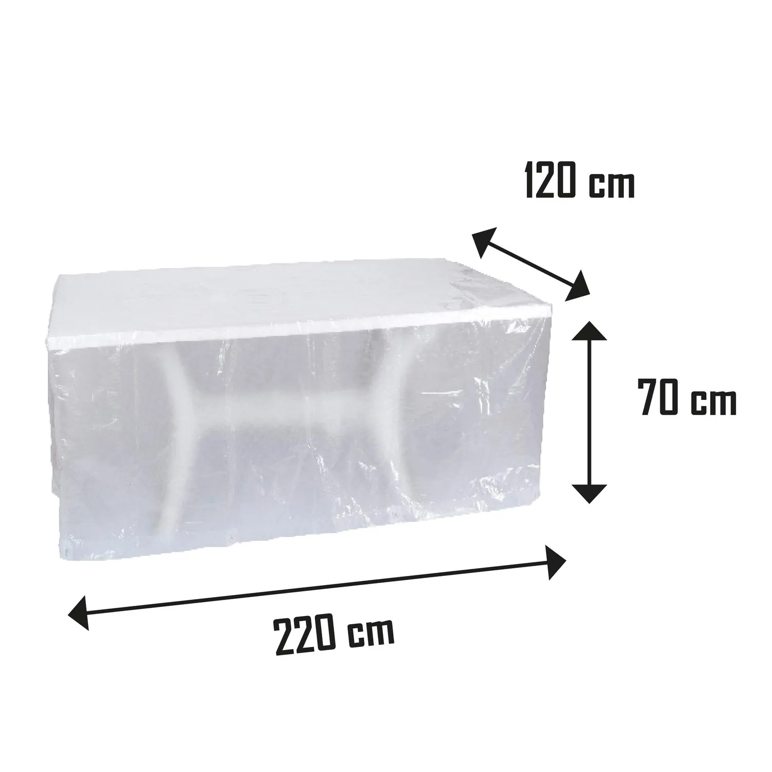 Ribimex Eco Platinium Telo Copertura 120x220cm Rettangolare