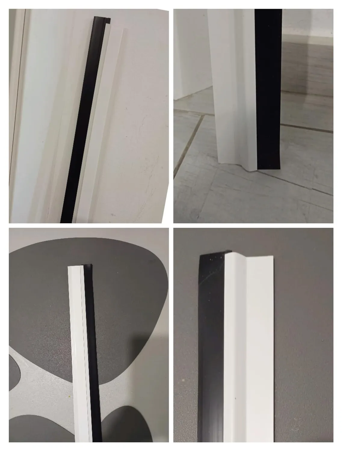 Amig 22555 paraspifferi porta adesivo spazzola rovere 1 m