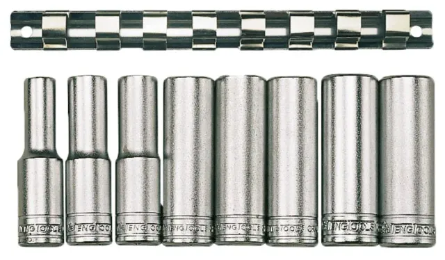 TengTools Set bussole profonde 1/2" 12pt 8 pezzi rail