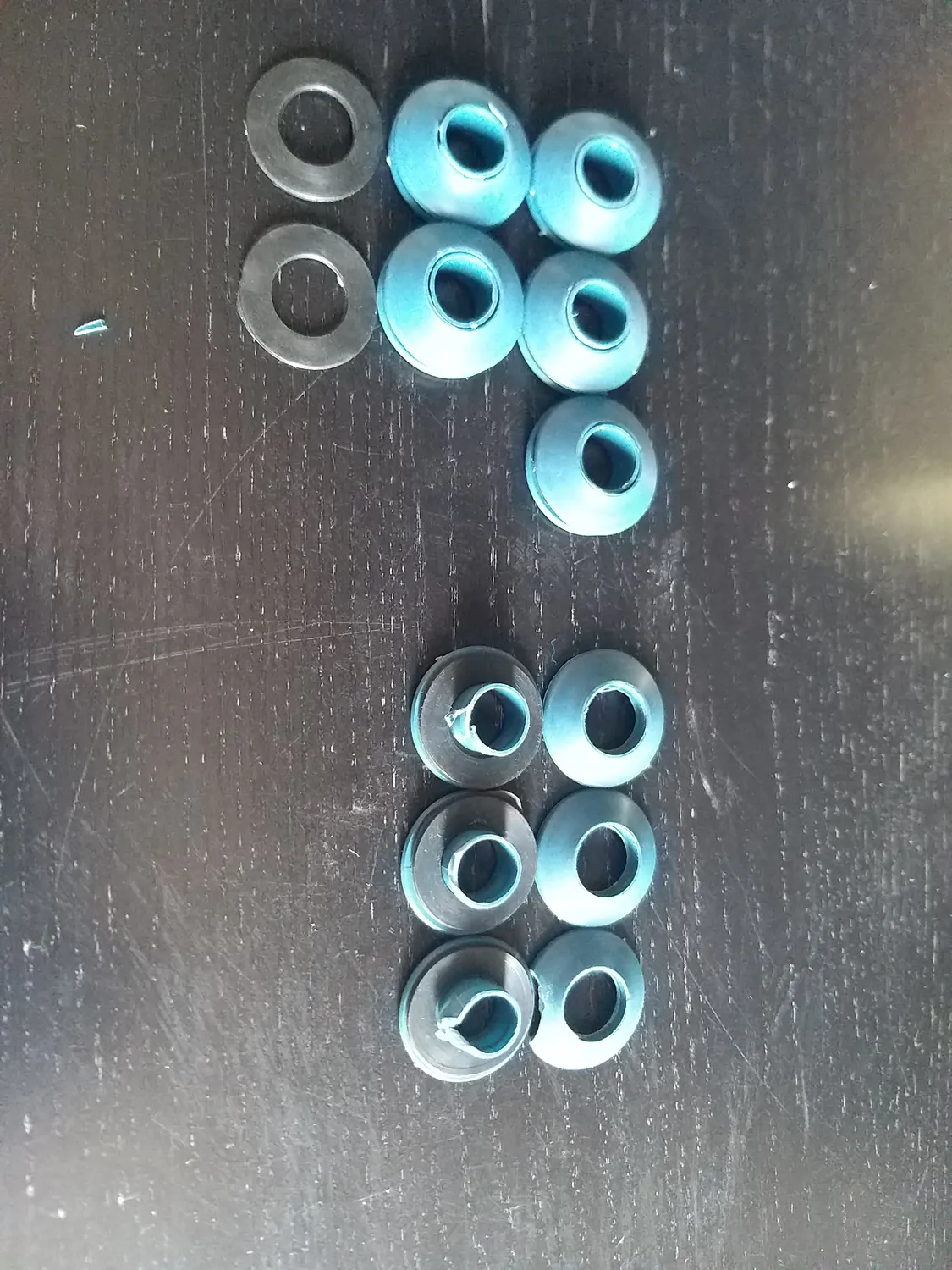 Ribimex Prboex10 occhielli autoperforanti set 10 pezzi