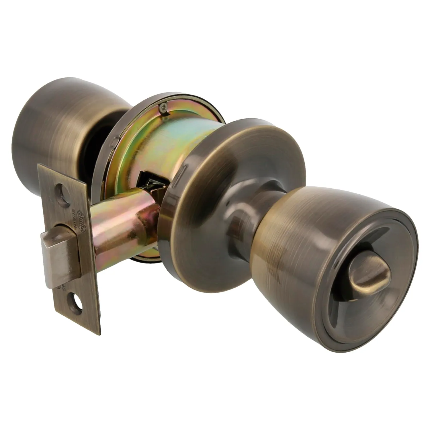 Amig 602 set pomelli porta ottone cromato opaco 35-45 mm