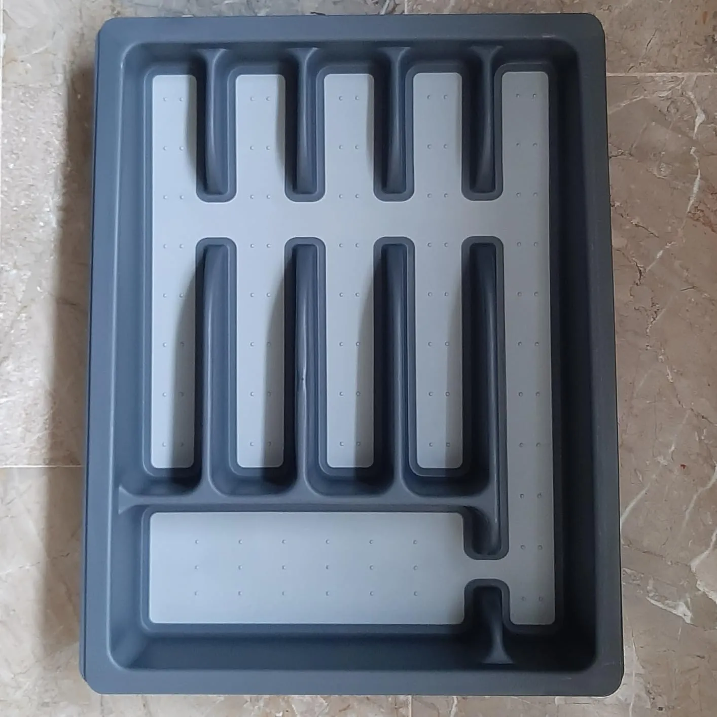 Amig Nibo portaposate estensibile da cassetto grigio
