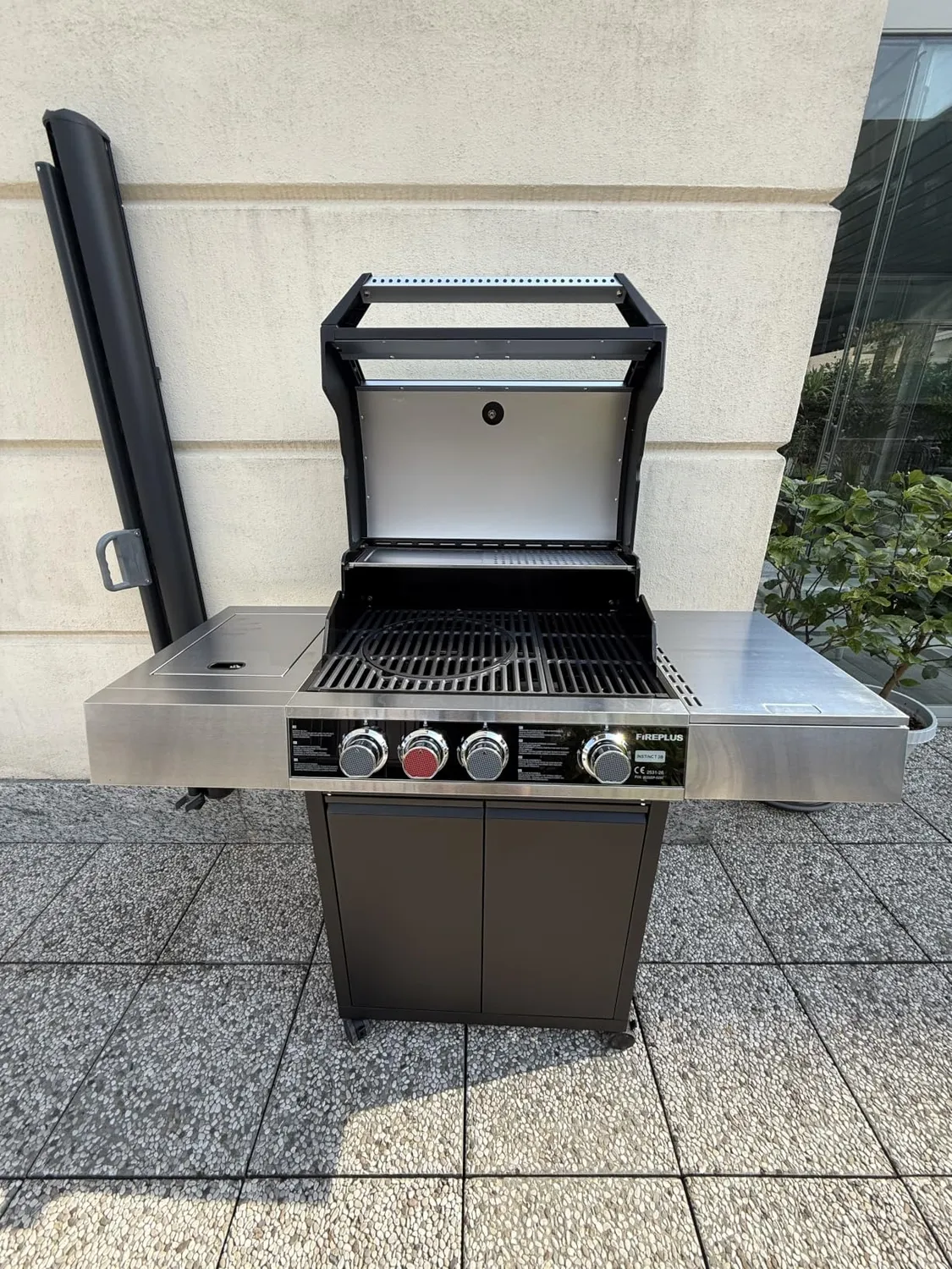 Amig Fireplus GRILL-2 4F barbecue gas XL nero