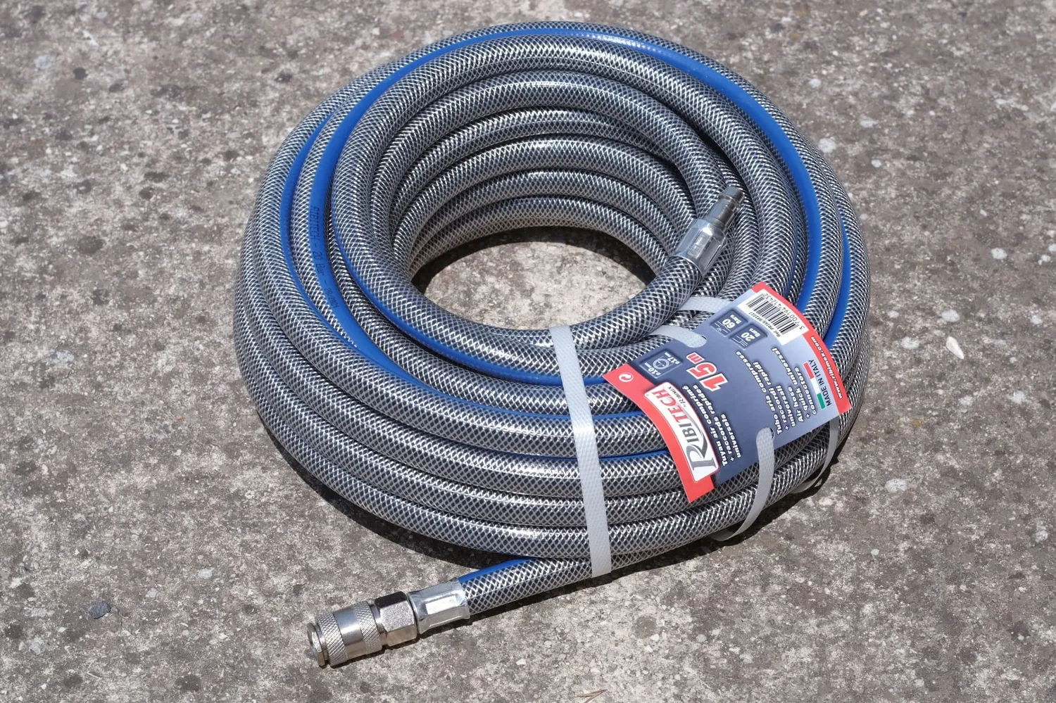 Ribimex tubo aria compressa PVC 15 m 20 bar 10x17 mm