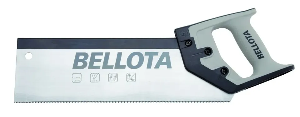 Bellota Sega a Dorso Manico Bimateriale Taglio Fine Legno