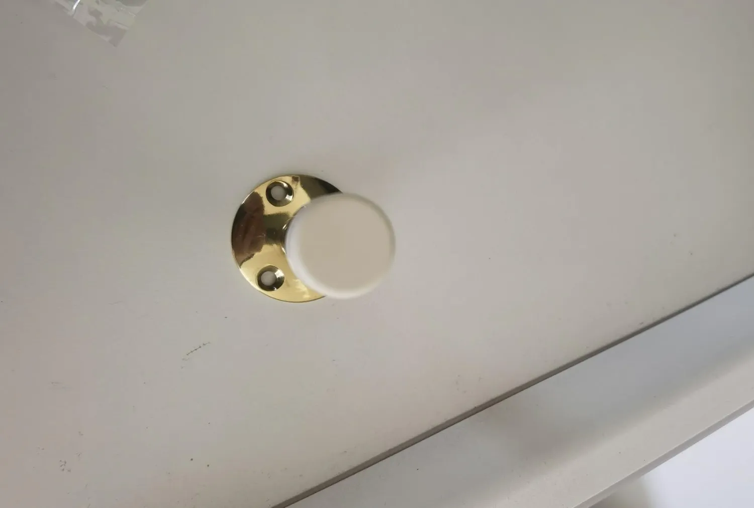 Amig Fermaporta Acciaio Oro Lucido 73 mm