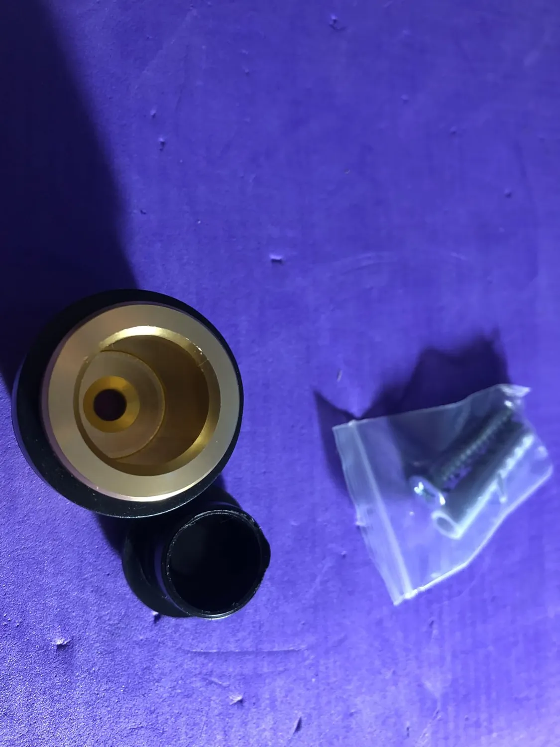 Amig fermaporta pavimento alluminio dorato Ø30x36 mm
