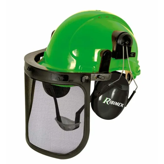 Ribimex casco protettivo 3 in 1 con visiera