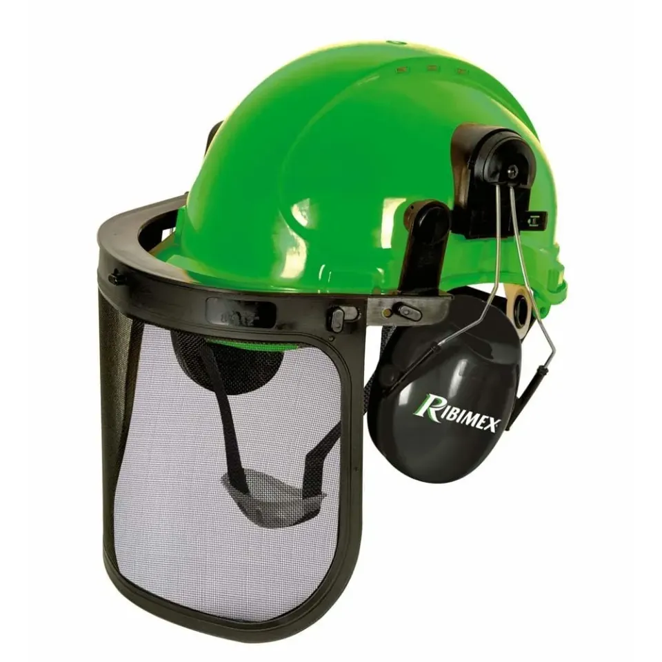 Ribimex casco protezione 3 in 1 con visiera rete