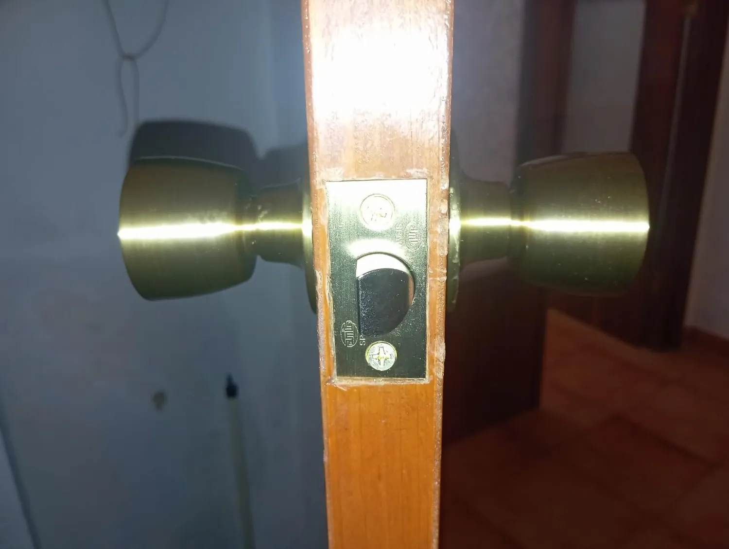 Amig 601 pomolo porta interna 60-70 mm ottone opaco