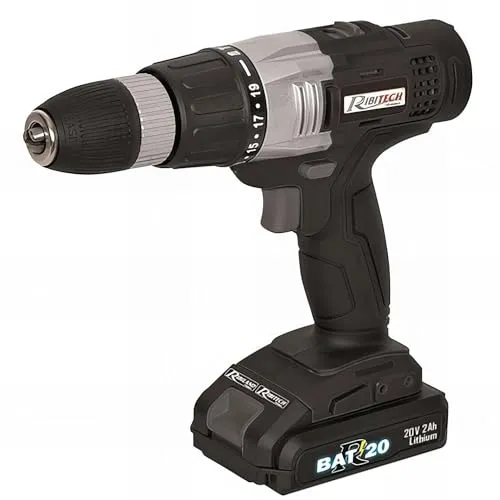 Ribimex PRBAT20/P trapano avvitatore 20V 2 batterie
