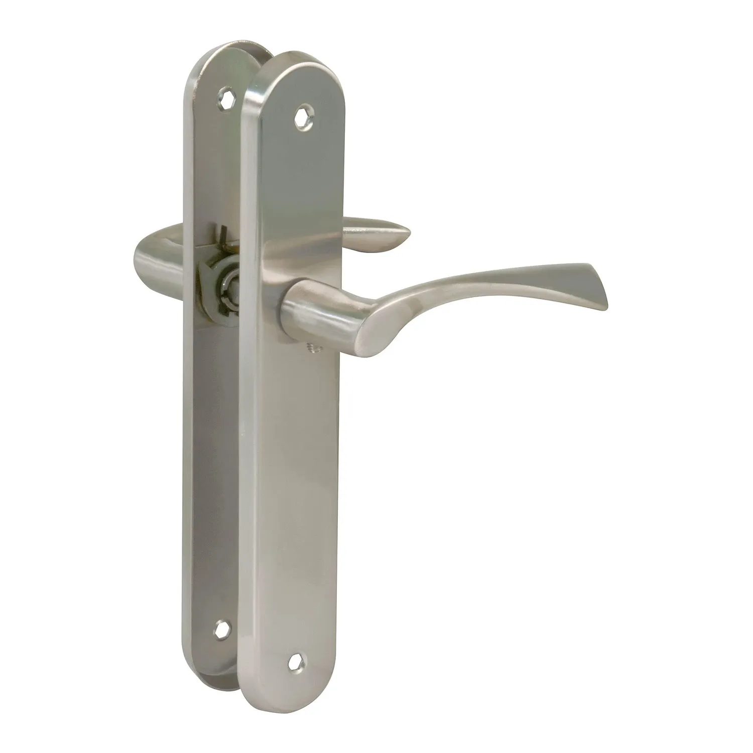 Amig maniglia placca ovale ottone set 2 pezzi