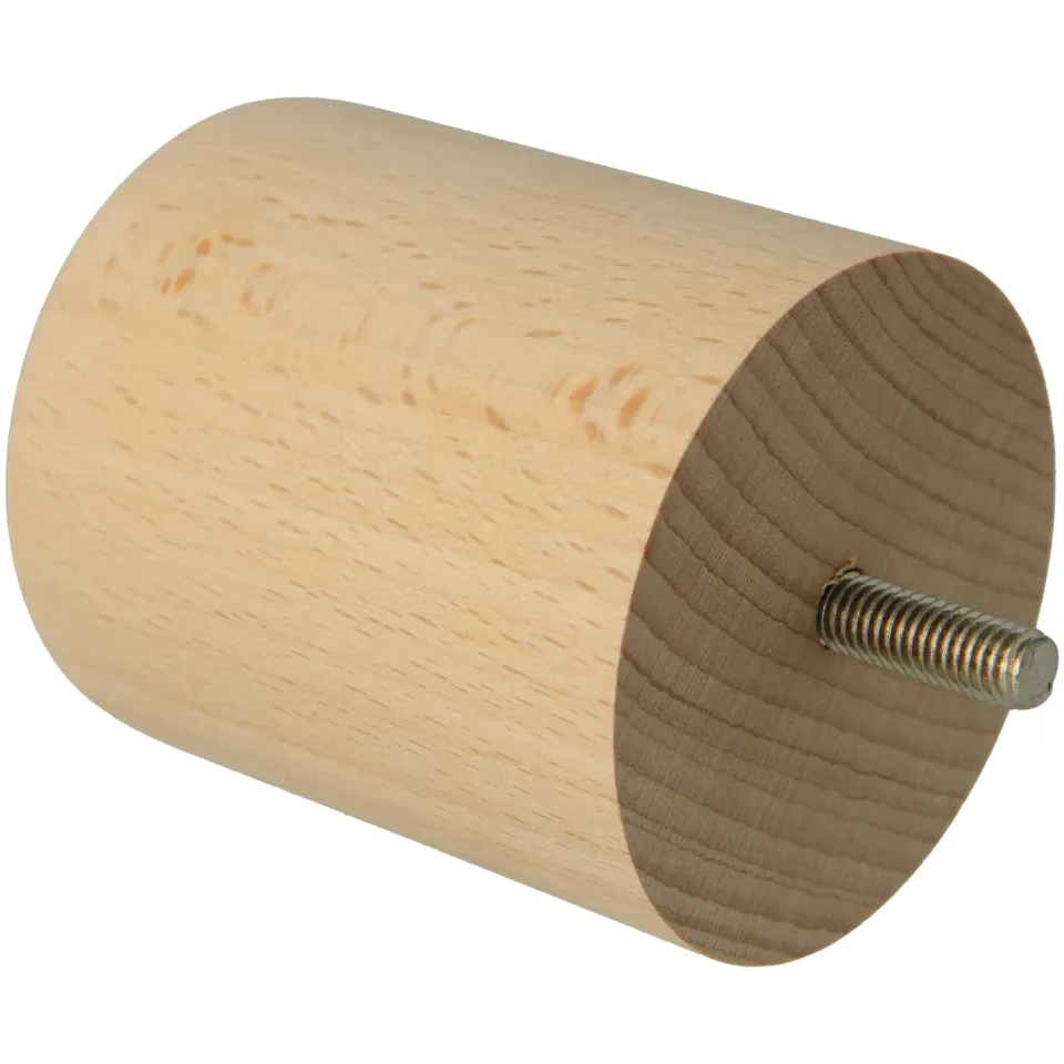 Amig piede mobile rotondo faggio 68x80 mm