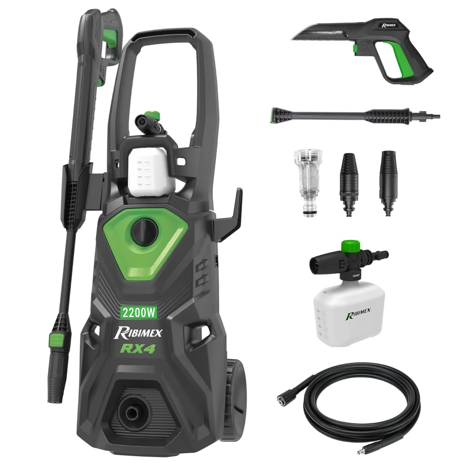 Ribimex RX1 idropulitrice 110 bar 1400W pistola 140 bar