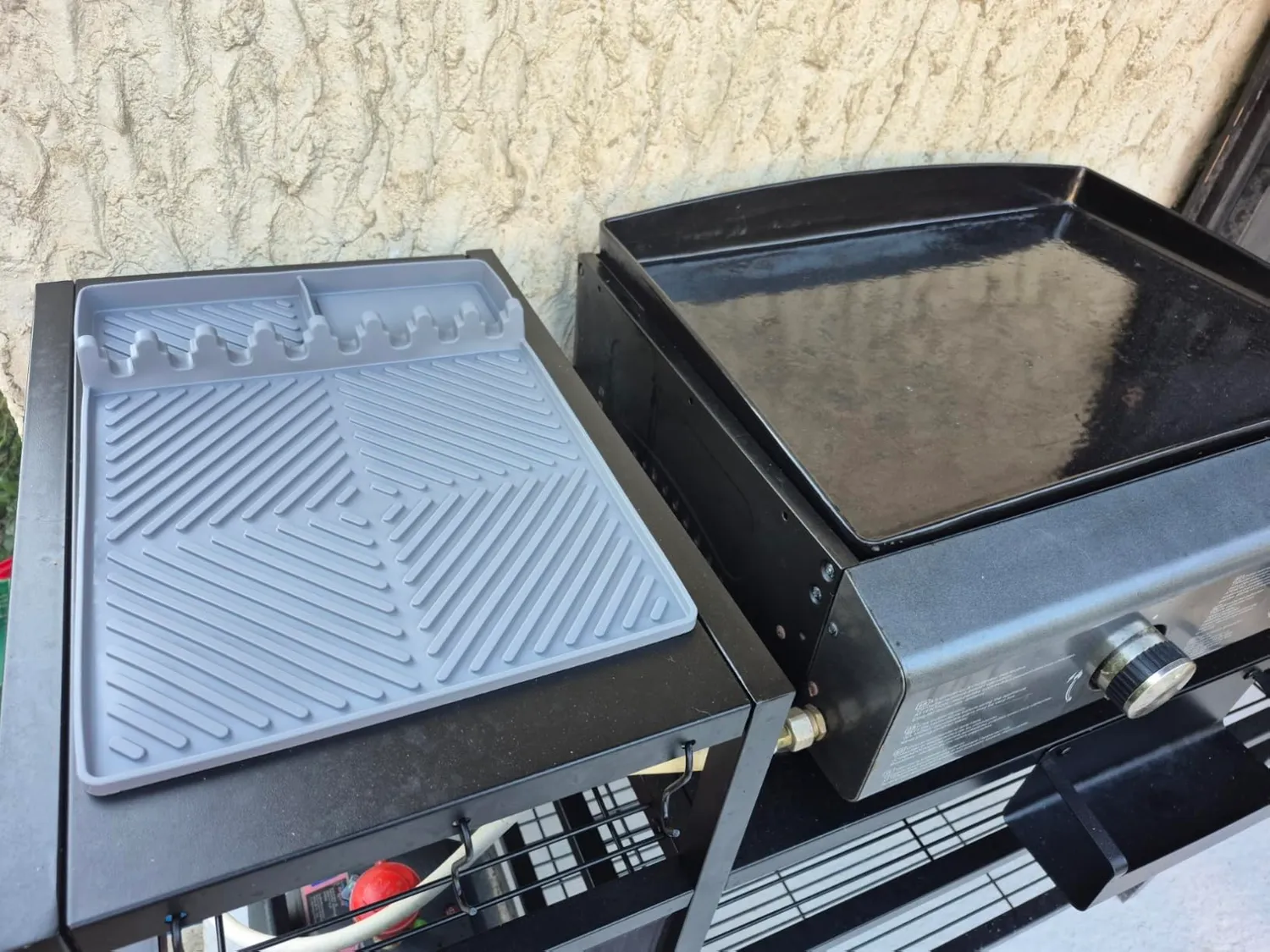 Amig AM14 vassoio silicone barbecue 40x29 cm grigio