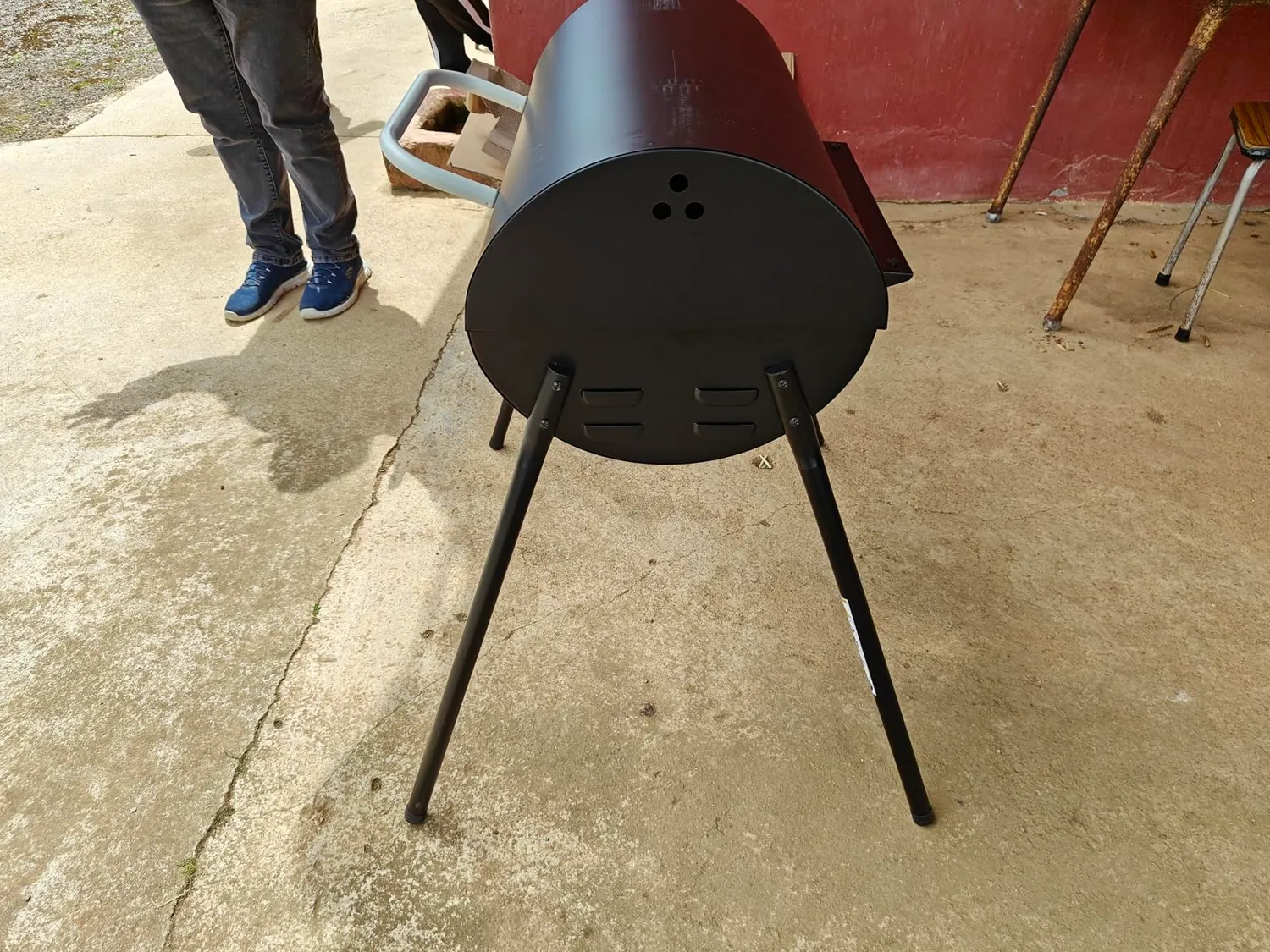 Amig Kaldera barbecue carbone 83x78x63 cm nero