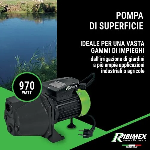 Ribiland Ribimex JET 101 Pompa Superficie 2700 L/h 970 W