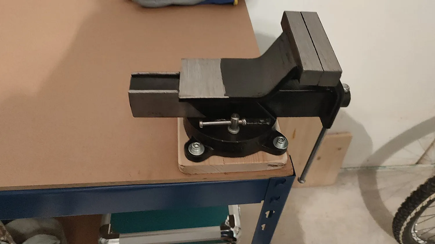 Ribimex PRETAU125/A morsa da banco 125 mm acciaio