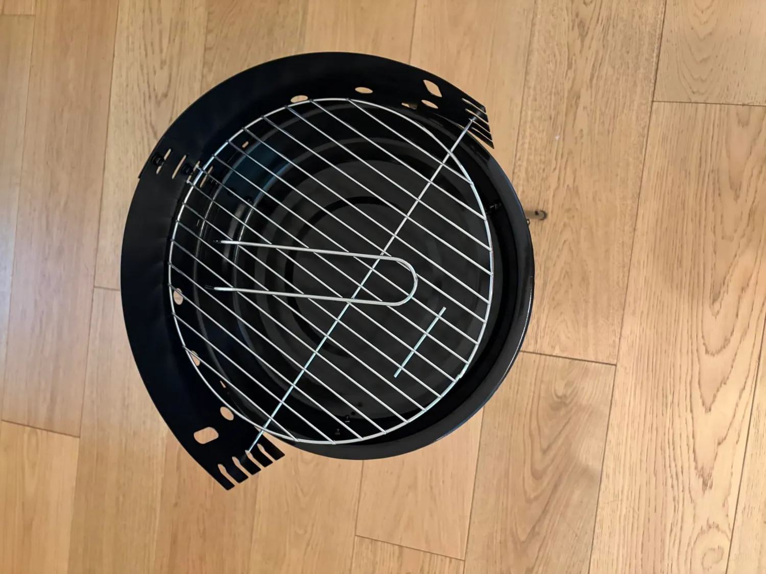 Amig Azkar barbecue a carbone nero 33x35x56 cm