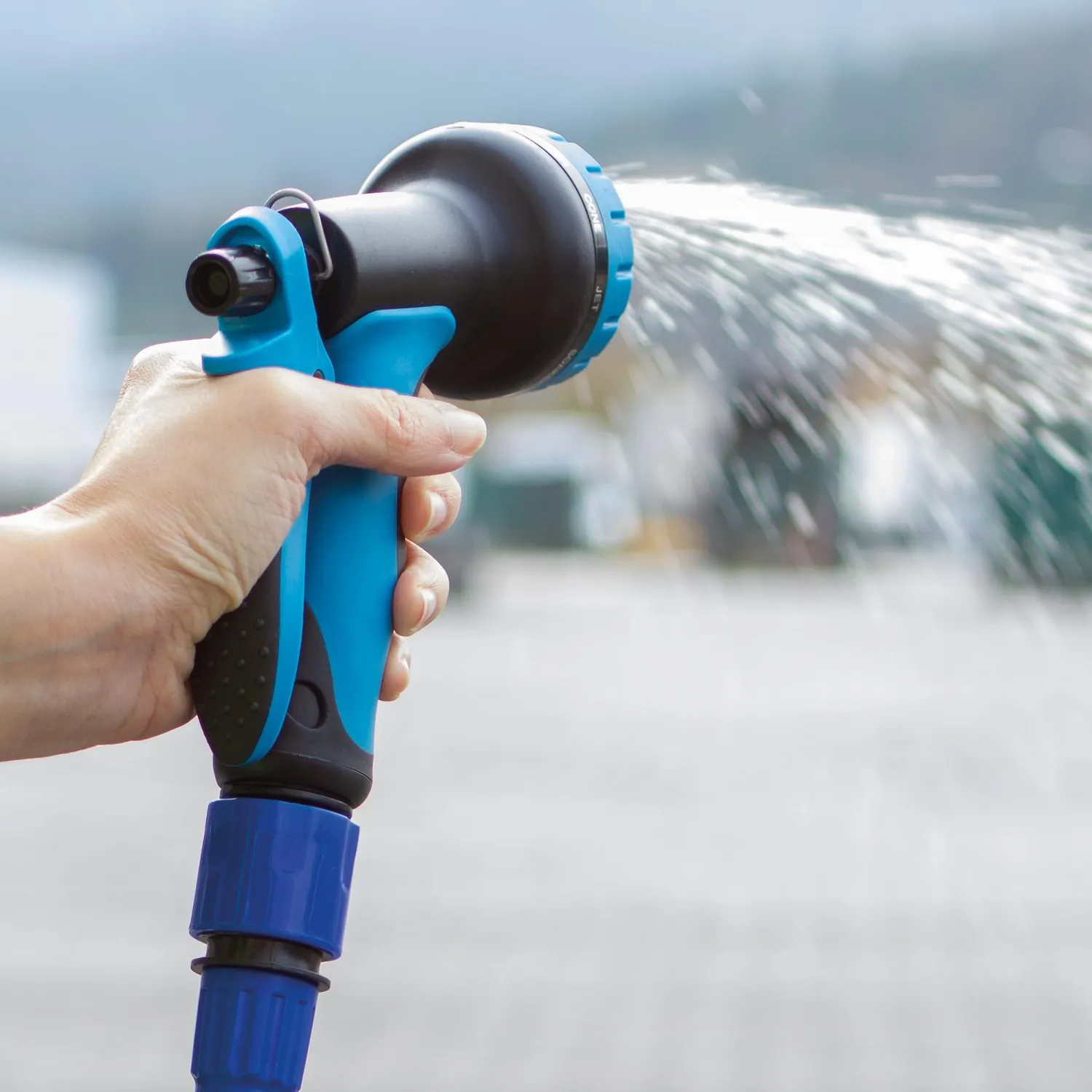 Amig Tubo Irrigazione Espandibile 15 m Blu 9 Getti