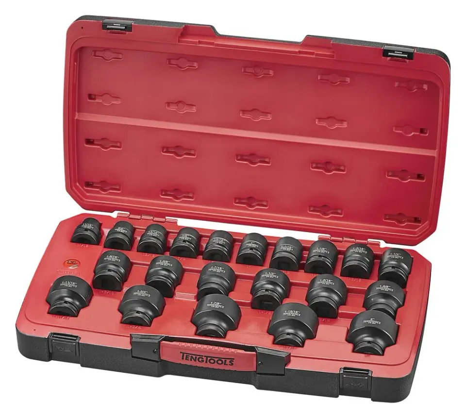 TengTools Mecca Pro Set Bussole Impatto 3/4" AF 23 pezzi DIN