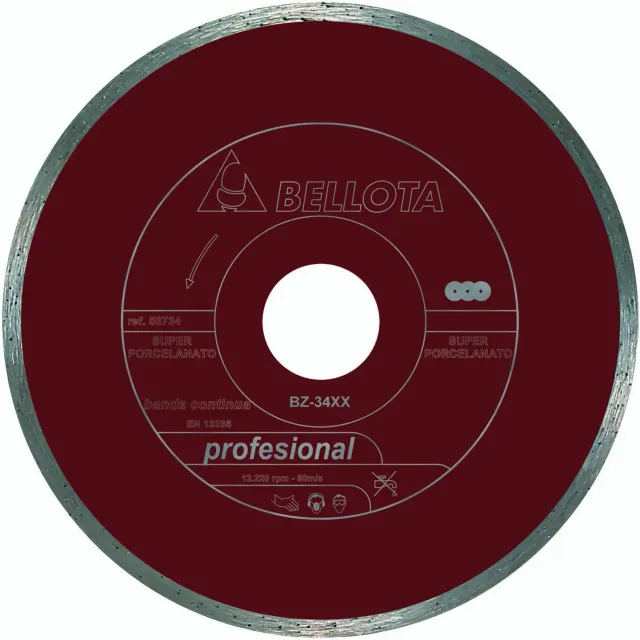 Bellota disco diamantato ceramica corona continua gres