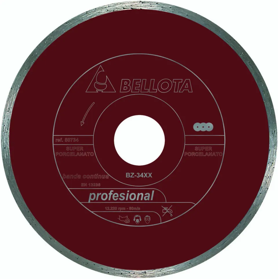 Bellota disco diamantato ceramica corona continua gres