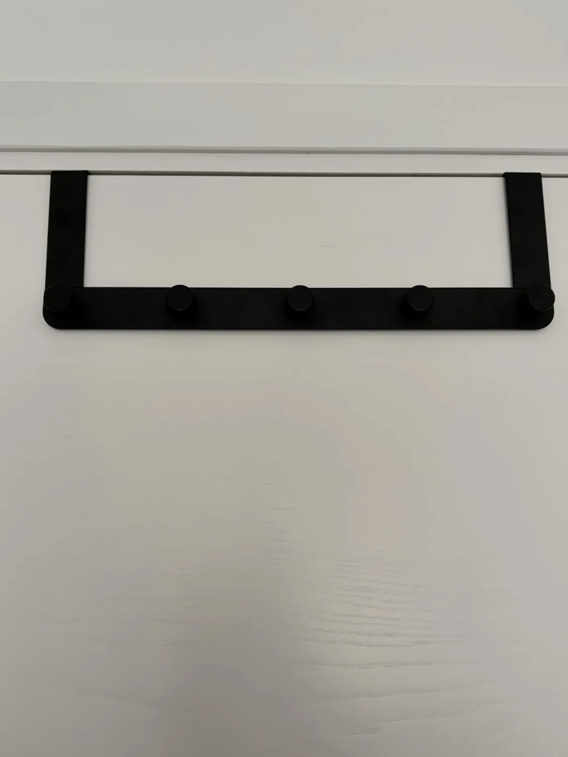 Amig CP41 appendiabiti da porta nero acciaio