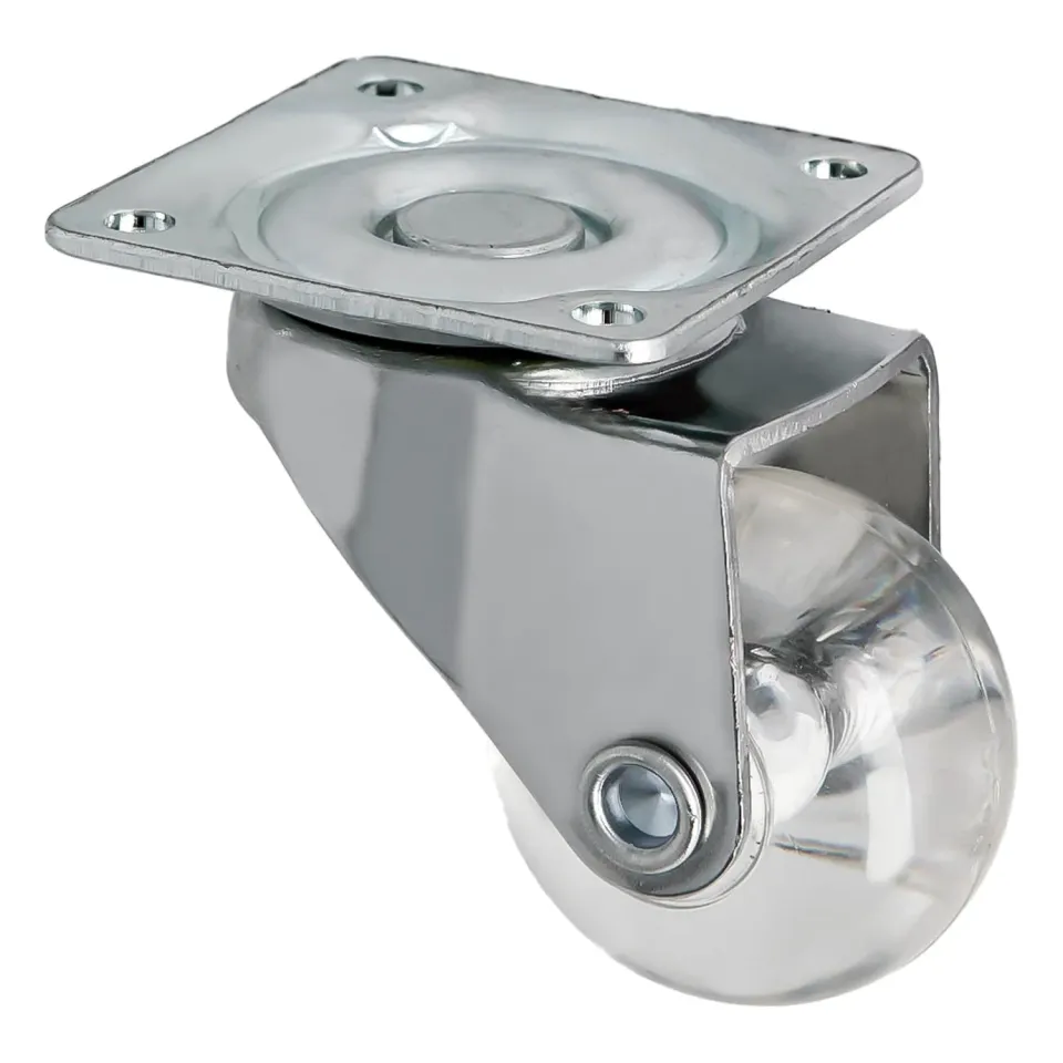 Amig 2571 Ruota senza Freno Ø30 mm 20 kg Trasparente