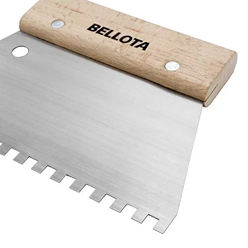 Bellota pialletto dentato spatola 3 mm acciaio