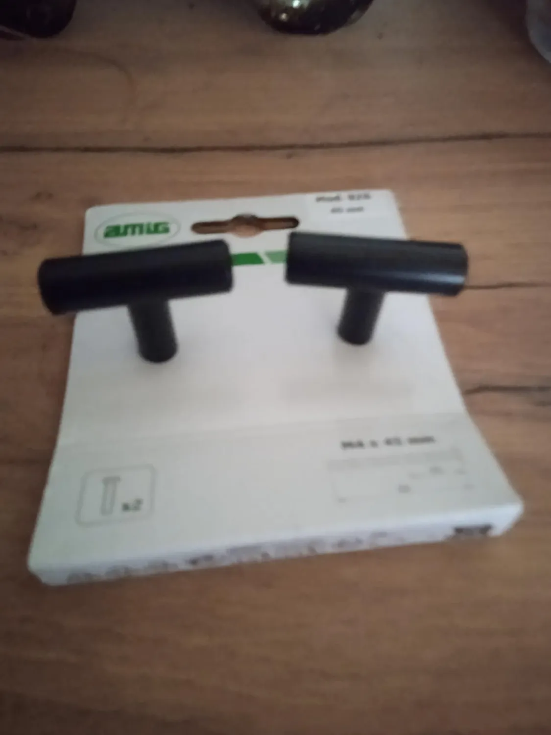 Amig 826 pomelli mobili D40 mm nichel spazzolato 2 pezzi