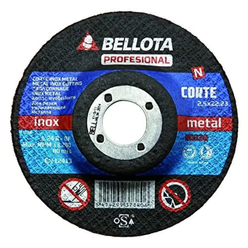 Bellota Disco Abrasivo Taglio Inox-Metal 2,5 mm sottile