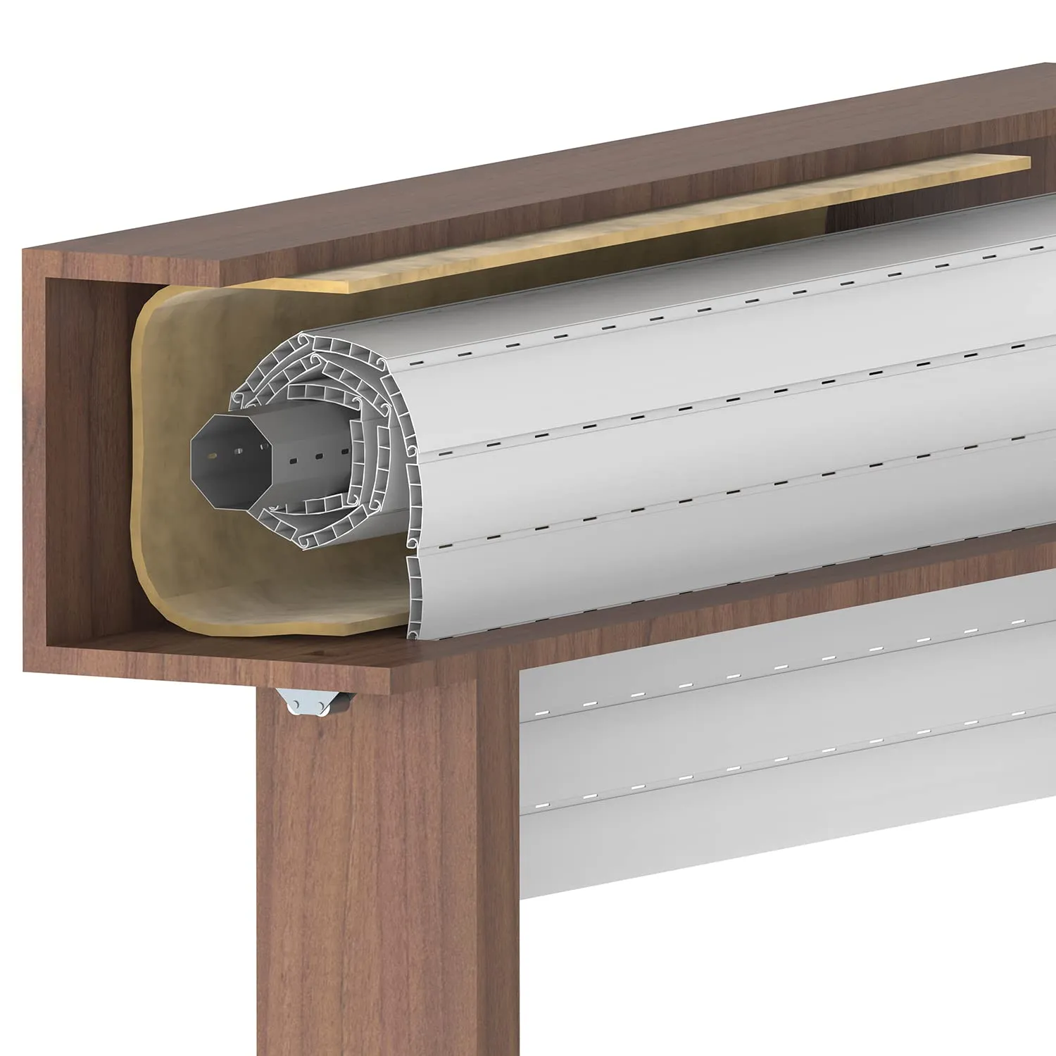 Amig Mod.1 isolante cassonetto tapparelle 2 rotoli bianchi