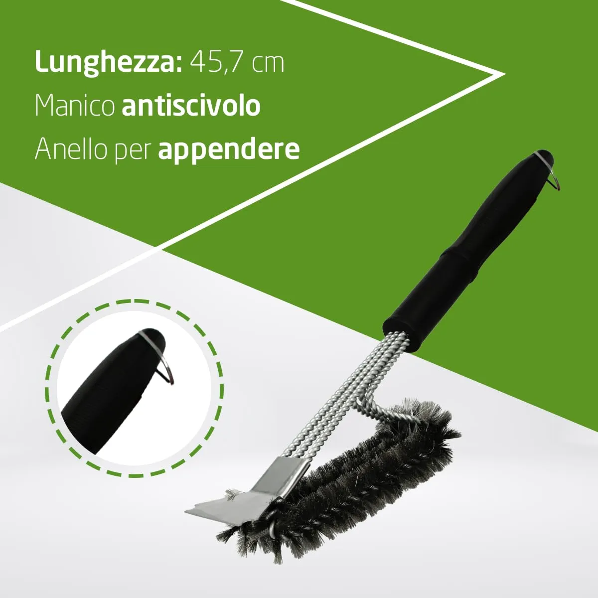 Amig Fireplus Spazzola Barbecue 2in1 45,7cm