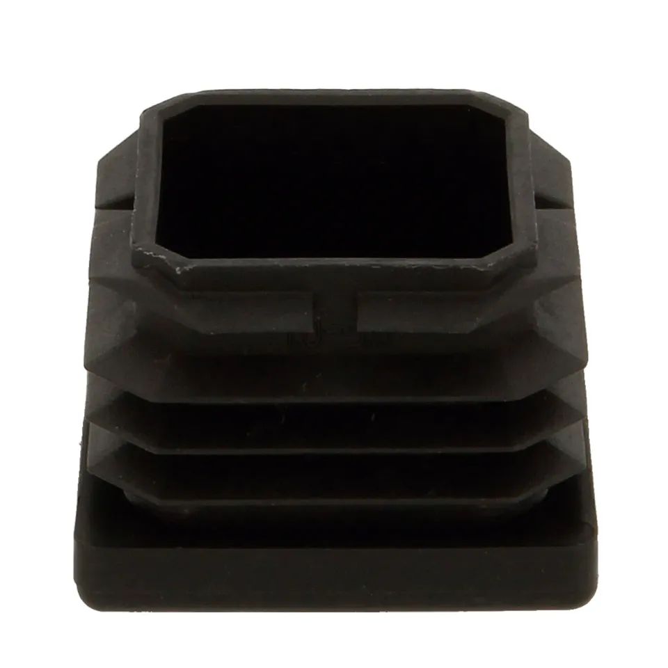 Amig 661 contera quadrata 30x30 mm polietilene nero