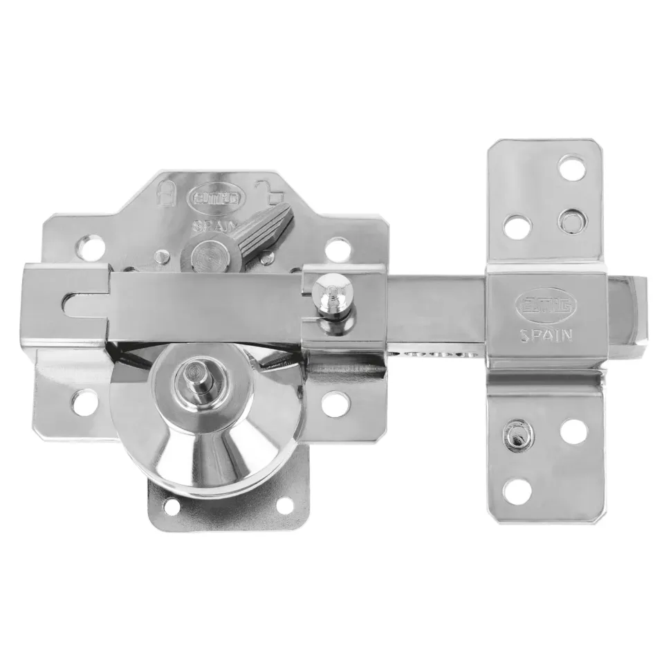 Amig Chiavistello Sovrapporre Acciaio 90x154 mm Argento Alta Sicurezza