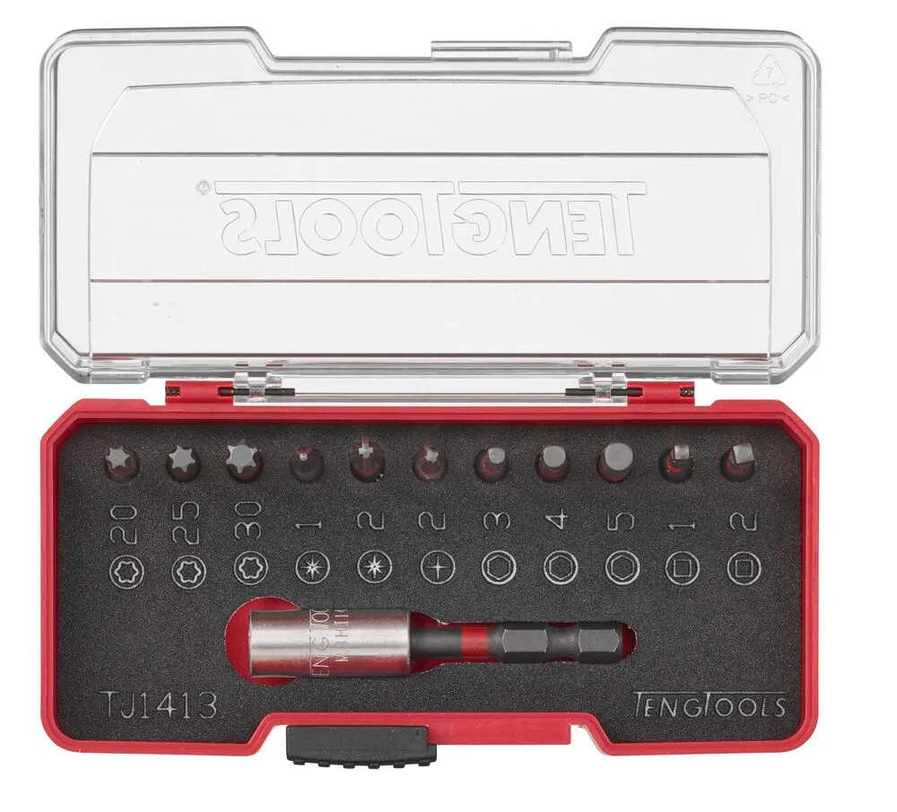 TengTools Set Inserti a Impulsi 12 Pezzi con Clip Cintura